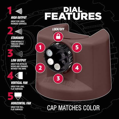Rust-Oleum Stops Rust Custom 5-in-1 Spray Paint, Matte Spiced Cocoa - color: Matte Cocoa Brown, size: 12 Ounce (Pack of 1)