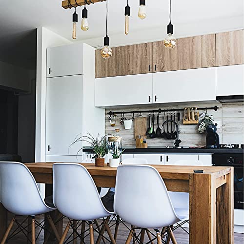 Ravinte 10 Pack Black Square Bar Cabinet Knobs 2 Inch Kitchen Handles - color: Black