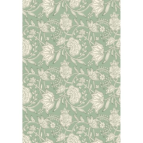 Main Street Peel and Stick Wallpaper Sheets, Block Print Floral, 12-Pack - style: Block Print Floral