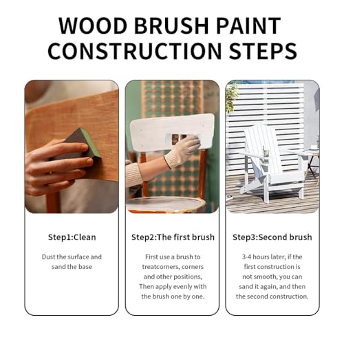 Furniture Paint and Chalk Paint for Furniture,Professional Kitchen Cabinet Paint, Wood Paint for Tables, Chairs & Refinishing - No Sanding Required, Low Odor & Water Based,Surface Repair Brush for Doors, Windows, and Metal,Quick-Drying Formula(Black) - co