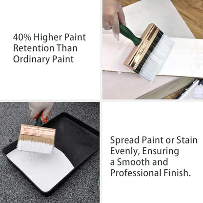 King Origin Deck Stain Brush, 9 Inch Deck Paint Brush - size: 9-Inch