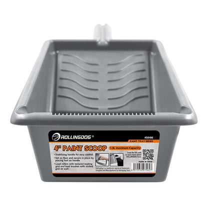 ROLLINGDOG Small Paint Tray with Sturdy Handle