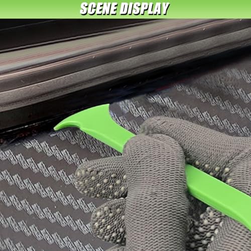 4PCS Car Vinyl Wrap Scraper Tool, Double Axe, Green - size: GN&Db