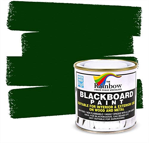Chalkboard Blackboard Paint - Matte Finish [Green] - (8.5oz Cover 32 sf) - color: Green, style: 8.5oz Metal Can