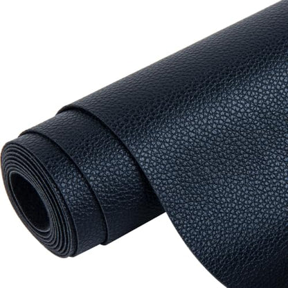 Marine Vinyl Faux Leather,1Yard 36"X54" Boat Auto Upholstery DIY Projects (Black, 36"X54") - color: Black, size: 36"X54"