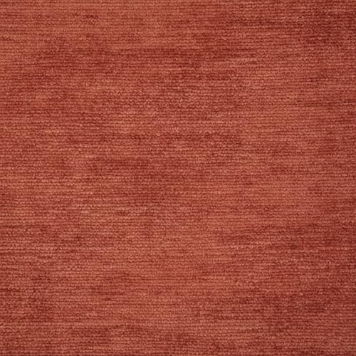 Kinsley Fabrics Whisper Papaya 1 Yard - Water Cleanable Stain Resistant, 100% Polyester, Alta Finish, 55" Width, Non-Directional, Jacquard Weave, Durable Upholstery Fabric - color: Papaya, size: 1 yard