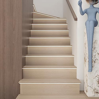Boobest 48"x196" Extra Wide Wood Wallpaper Peel and Stick Wood Winyl Wrap - color: Brown, size: 48" x 196.8"