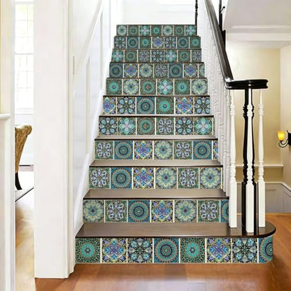Moroccan Wall Stickers Peel and Stick Backsplash for Kitchen,Stick on Tiles