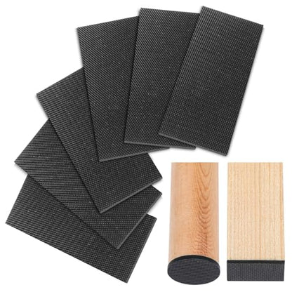 CHUNZEXI Non-Slip Rubber Furniture Pads, 6 Pack 6 x 2 Inch Rectangular - size: 6x2 inch 6 Rectangular