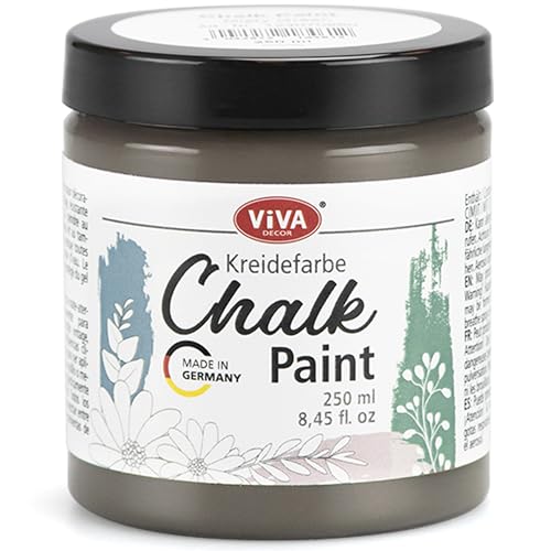 Viva Decor Chalk Paint (Forest Camouflage) 8.45oz - Featuring a Chalky & Matte Finish, this paint is perfect for crafting Shabby Chic & Vintage looks on wood furniture and decor pieces - color: Forest Camouflage