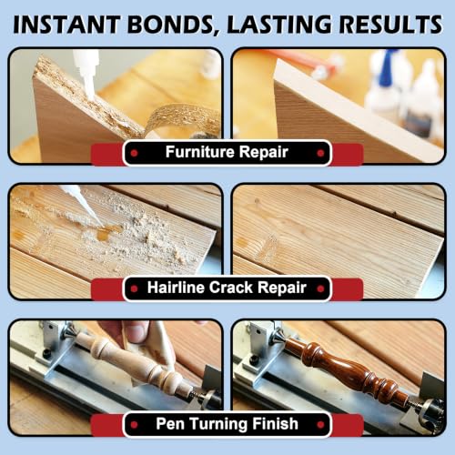 Super Thin CA Glue 2 oz, Professional Instant Super Glue for Woodworking - size: 2 oz