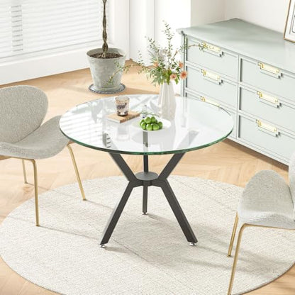 Metal Table Legs 28 Inch, Heavy Duty Dining Table Base - color: Metallic Black