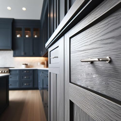 Goo-Ki 6 Pack 3" Center to Center Satin Nickel Modern Cabinet Pulls Solid Contemporary Home Improvement Hardware Drawer Pulls Zinc Alloy Kitchen Handles - color: Satin Nickel, size: 3'' Center to Center