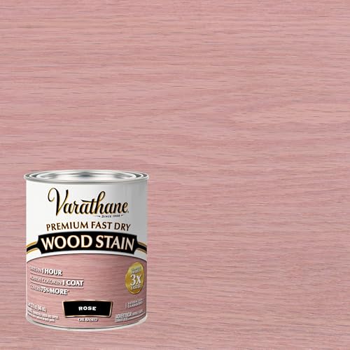 Varathane Premium Fast Dry Rose Wood Stain - color: Rose, size: 1 Quart (Pack of 1)