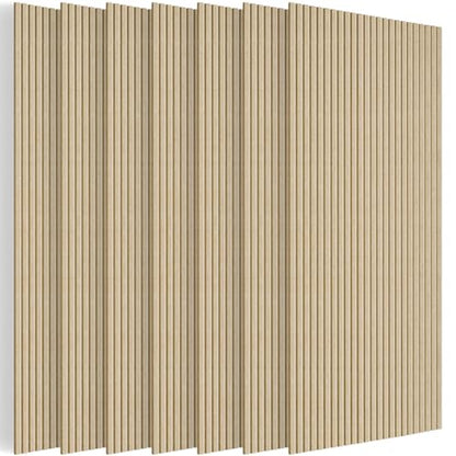 BUBOS 4-Pack Acoustic Panels 47.2"x23.6", Peel & Stick Sound Wall Panels - color: Camel