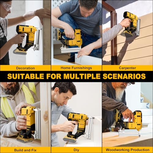 18 Gauge Cordless Brad Nailer for Dewalt 20V MAX Battery (No Battery)