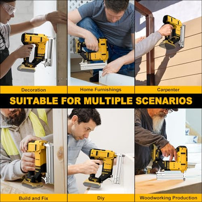 18 Gauge Cordless Brad Nailer for Dewalt 20V MAX Battery (No Battery)