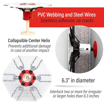 Innovative Drywall Repair Kit - 2 inches plus Hole Patch, Spackle Wall Repair, Drywall Patch Filler for Easy Wall Fixes - No Dry Wall or Tape needed