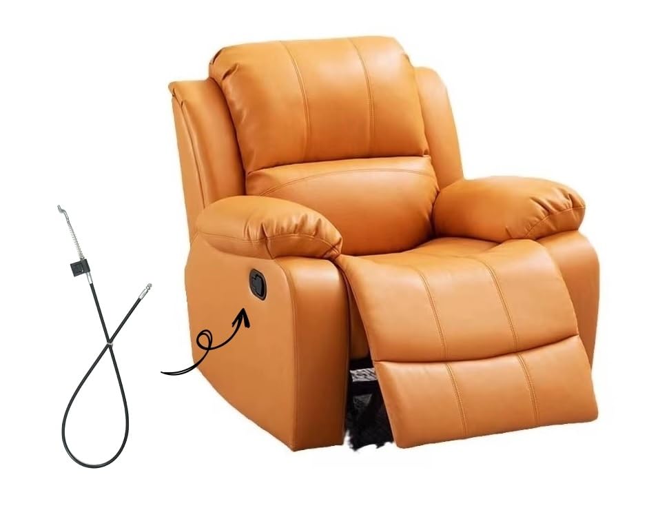Recliner Sofa and Reclined Chair Replacement Part,Universal Cable, S-Shaped(Z Tip) End, Total Cable Length:28.7inch, Exposed Length:3.5inch RBHS-3, 2Pcs - size: Total Length:28.7",Exposed Length:3.5"