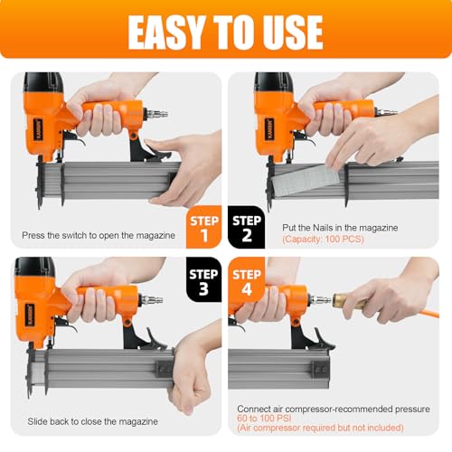 F50A Pneumatic Brad Nailer Trim Work