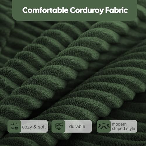 idee-home Rocking Chair Cushions Indoor, Glider Rocker Replacement Cushions - color: Green, size: 28 X 19 X 4 In & 16 X 19 X 4 In