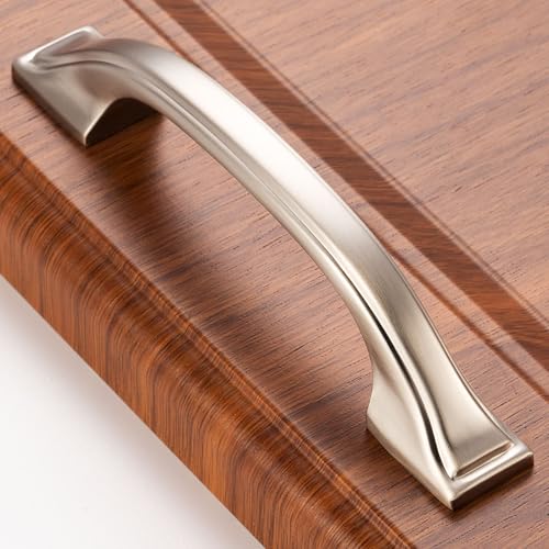 30 Pack Brushed Nickel Cabinet Pulls 3 Inch Silver Drawer Pull 8222 - color: Brushed Nickel, size: 3 Inches, style: 30 Pack Arch Pull