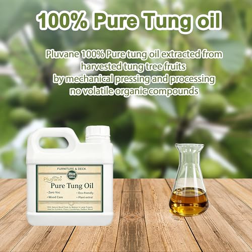 Pure Tung Oil 35oz –Wood Finish for Medium Projects - size: 35oz