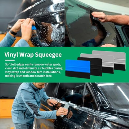Arayker Vehicle Vinyl Wrap Applicator Tool Kit Car Wrap Tool Kit