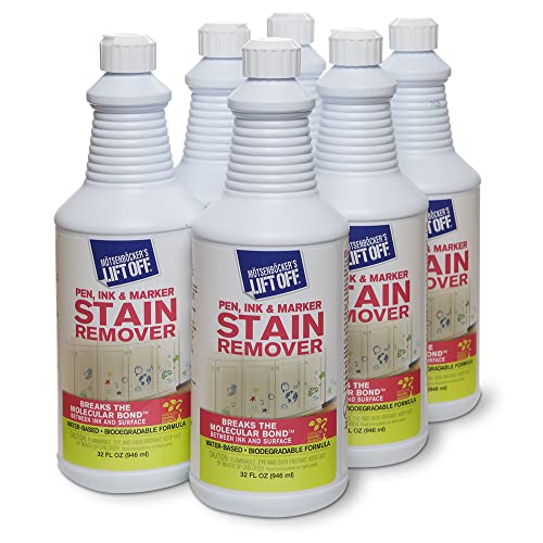 Lift Off Pen, Ink & Marker Stain Remover, 32 fl oz, 40903 (Pack of 6) - size: 32 Fl Oz (Pack of 6)