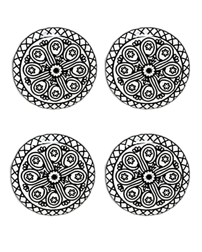 Set of 10 Ceramic Cabinet Colorful Knobs for Kitchen, Cabinet, Drawer, Wardrobe (Black) - color: Black