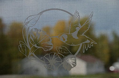 Deer Buck Mountains DIY Etched Glass Vinyl Gun Cabinet Window Front Door GC06B