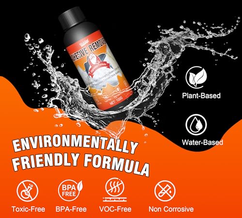 Adhesive Remover Spray, 7oz Sticker Remover with Scraper