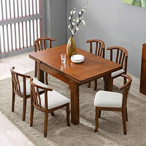 Genina Seat Covers for Dining Room Washable Chair Seat Slipcovers Set of 4 - color: White, size: 16-20in Not waterproof