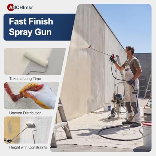 22Pcs 3600PSI Airless Spray Gun Kit with Spray Tips