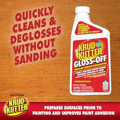 Krud Kutter GO326-6PK Gloss Off Prepaint Surface Preparation Cleaner, 32 oz, 6 Pack