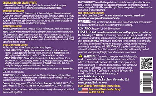 General Finishes Water Based Glaze Effects, 1 Quart, Smokey Gray - color: Smokey Gray, size: 32 Fl Oz (Pack of 1)