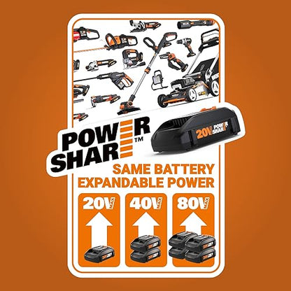 WORX Cordless Drill Driver, 20V 3/8-Inch 84-Piece Kit, WX100L.2 - style: 3/8" Cordless Drill & Driver (Battery & Charger & 84pc Accessory Kit Included)