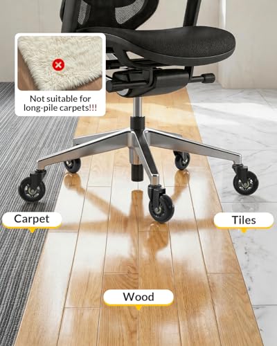 HOLKIE Office Chair Wheels Roller Blade Caster 11x22mm All Black 3 Inch Chair Wheels for Office Rubber Rolling Set of 5 for Carpet Hardwood Floors Gaming Smooth & Silence Gliding - color: Black