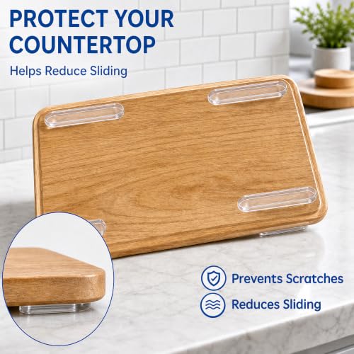 ZOMPAGO Clear Silicone Furniture Pads Cabinet Bumpers Wall Protection 30PCS - size: 30 PCS