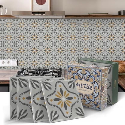 VICCI Tile Stickers 5.9x5.9 inch, 24Pcs - color: Art-239, size: 5.9x5.9IN*24PCS