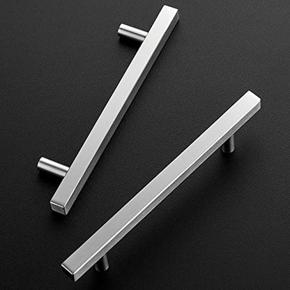 Ravinte Brushed Nickel Square Cabinet Pulls Handles 5 Inch 30 Pack - color: Brushed Nickel