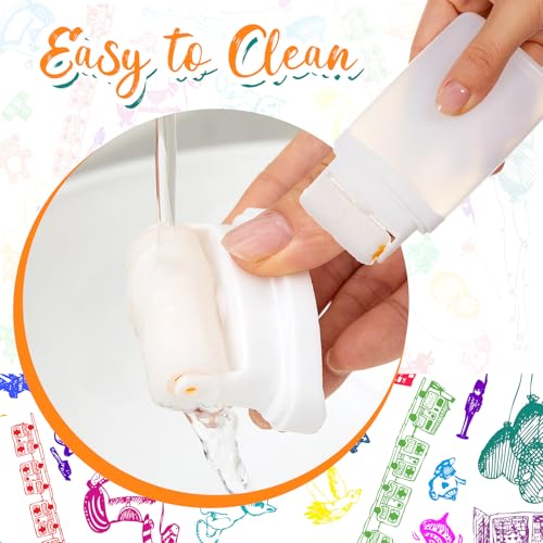 Weysat 2 Pcs 4" 1.5" Refillable Paint Roller for White Wall Touch up