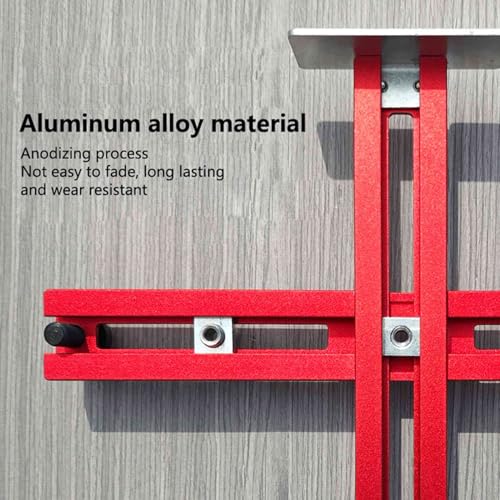 Buachois Cabinet Hardware Jig,Adjustable Cabinet Template Tool for Knobs,Handles and Pulls,Punch Locator Drill Guide,Precise Woodworking Drill Guide for Drawer Cabinet Installation