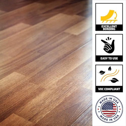 Sika DriTac - Floor Repair Adhesive - SW-1 Solid Wood and Bamboo Floor Repair kit - White - Corrects voids and Popping Wood Conditions - Full kit