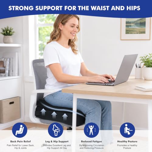 Memory Foam Seat Cushion for Long Sitting