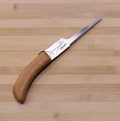 KAKURI Keyhole Saw 4" Coarse Teeth, Premium Oil-Finished Red Oak Handle - color: Japanese Saw (Keyhole 4")