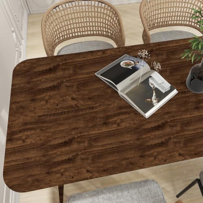 Wood Grain Contact Paper 15.7" x 236" Peel and Stick Wallpaper Brown - color: Brown, size: 15.7" x 236"