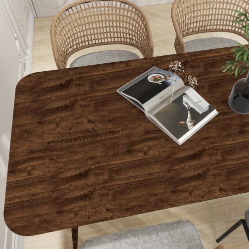 Wood Grain Contact Paper 15.7" x 236" Peel and Stick Wallpaper Brown - color: Brown, size: 15.7" x 236"
