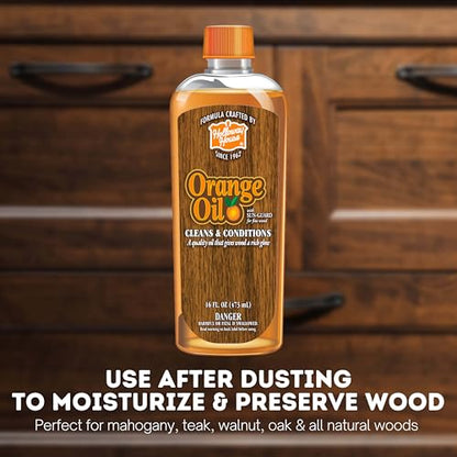 Holloway House Orange Oil Cleaner 16oz, Cleans & Conditions - size: 16 Fl Oz (Pack of 1)