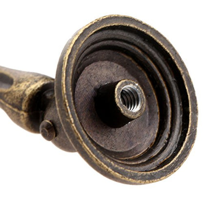 dophee Antique Cabinet Knobs Pendant Drop Pulls with Screws, 2.44"x 0.94" - size: 1 Piece